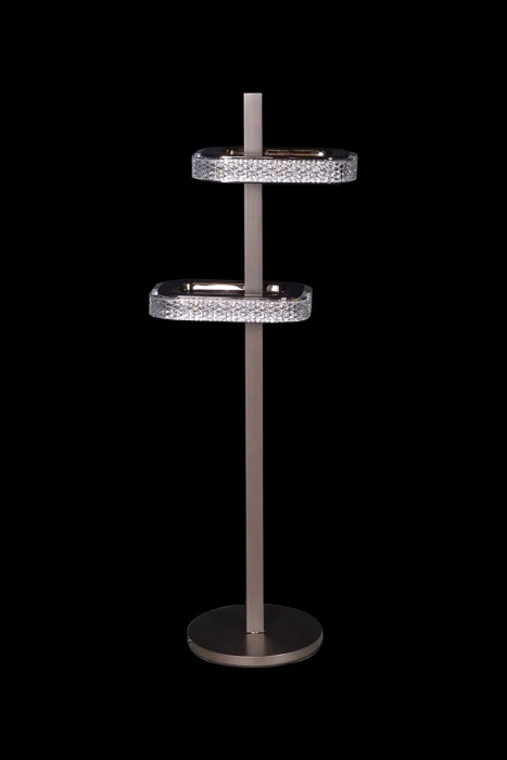 Настольная лампа Leon Theona LE7701/2T Grey/Black Chrome