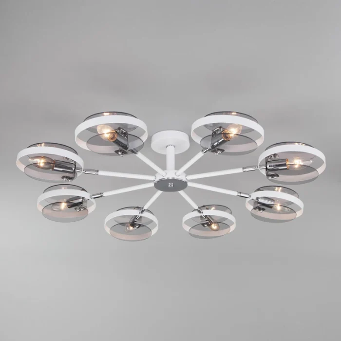 Потолочная люстра Eurosvet Gallo 70121/8 белый Smart