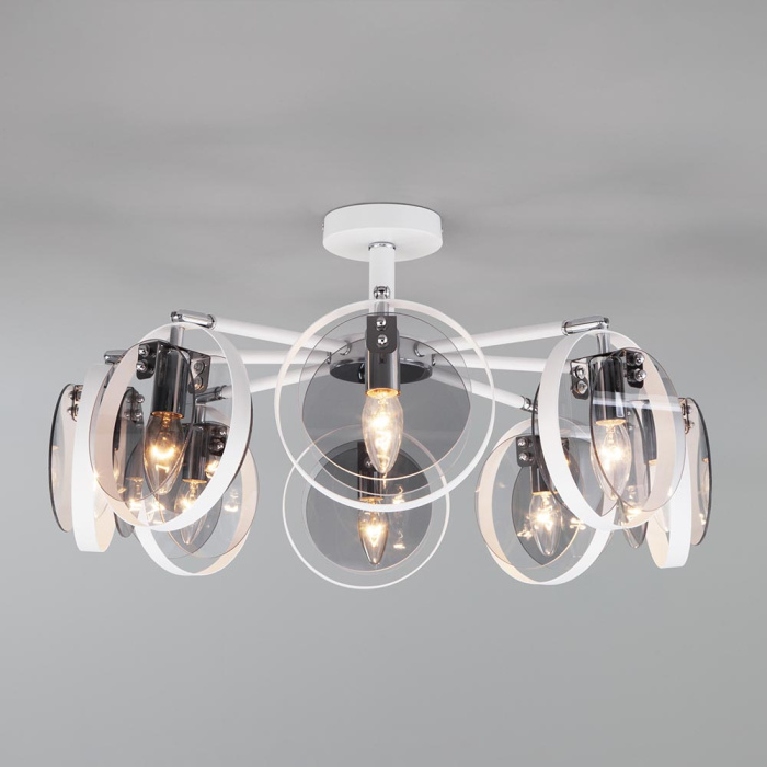 Потолочная люстра Eurosvet Gallo 70121/8 белый Smart