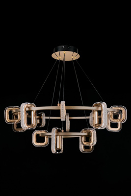 Подвесной светильник Leon Theona LE7701/10+5 Grey/Gold