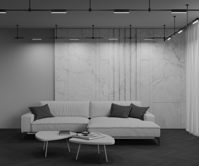 Трековый светильник Maytoni Basis TR151-1-12W4K-B