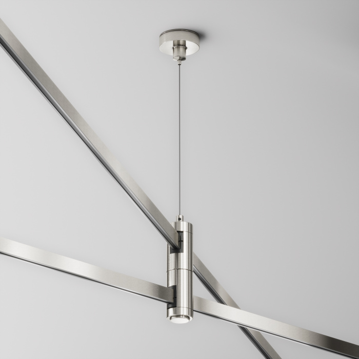 Подвес тросовый Hang двойной Flarity платина Maytoni TRA157SW-D1-PT