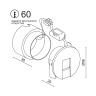 Подсветка для ступеней Ledron WLB126/1W W