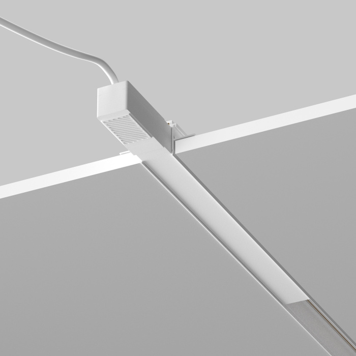 Источник напряжения встраиваемый для трековой системы Radity 48В, 200Вт, белый Maytoni Power Supply Radity TRA086DR-200W