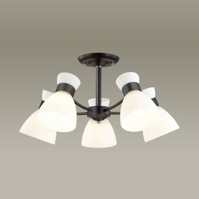 Люстра потолочная 4534/5C COMFI LN21 056 черный Люстра потолочная E27 5*60W 220V WILMA
