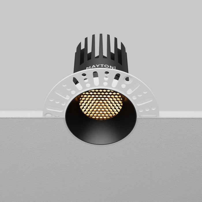 Встраиваемый светильник Maytoni Dip DL121-15W-2.7K-TRS-B