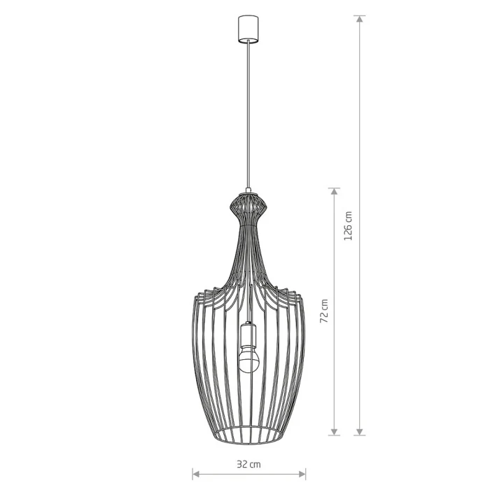 Подвесная люстра Nowodvorski Luksor 8847