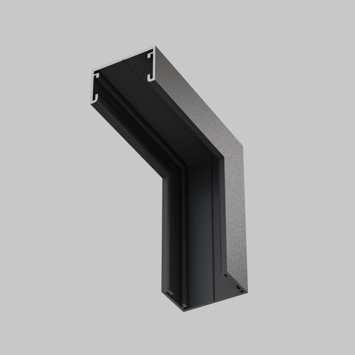 Коннектор угловой внутренний, накладной Basity, черный Maytoni TRA172ICL-11B