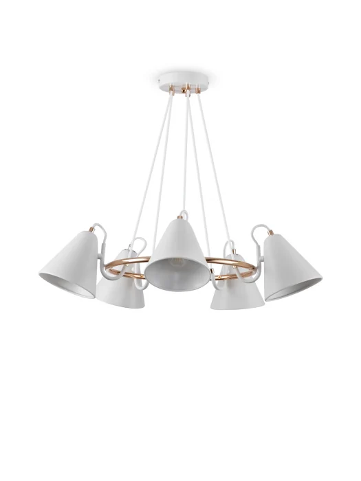 Подвесная люстра Freya Falke Market FR8001PL-05WG