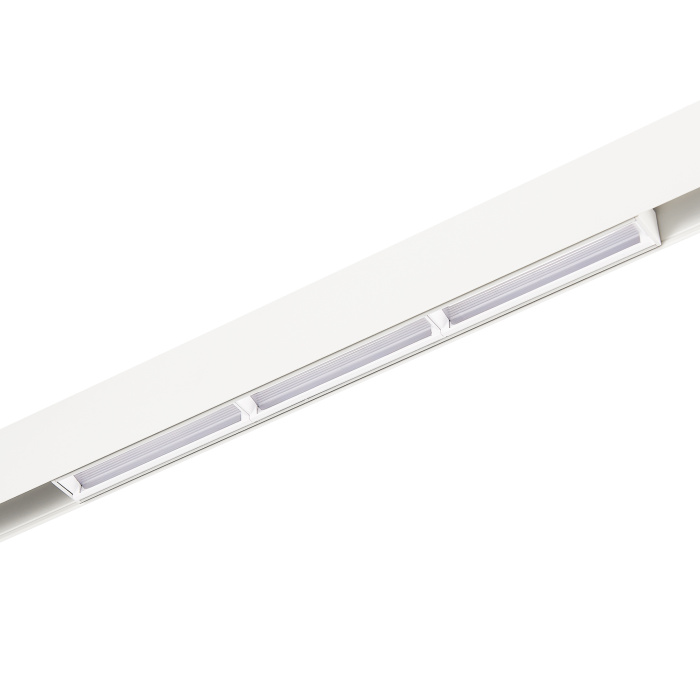 Магнитный трековый светильник Белый LED 1*18W 4000K 1 400Lm Ra>90 120° IP20 L330xW22xH4 ST804.546.18