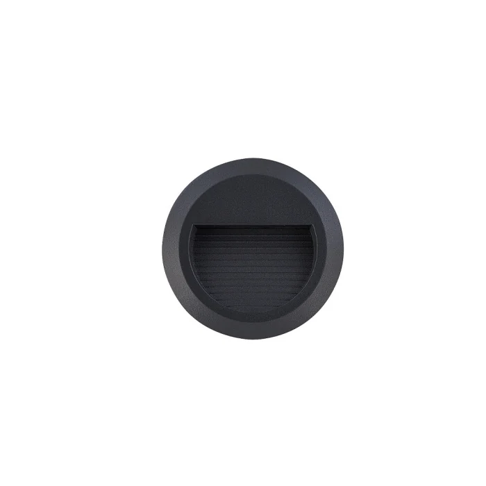 Встраиваемый светильник Nowodvorski Sidewalk Round Led Black 8147