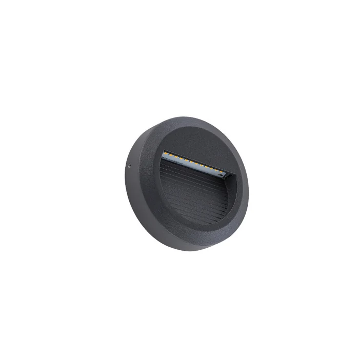 Встраиваемый светильник Nowodvorski Sidewalk Round Led Black 8147