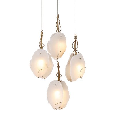 Подвесной светильник Delight Collection RP168421 RP168421-4 matt gold bronze