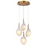 Подвесной светильник Delight Collection RP168421 RP168421-4 matt gold bronze
