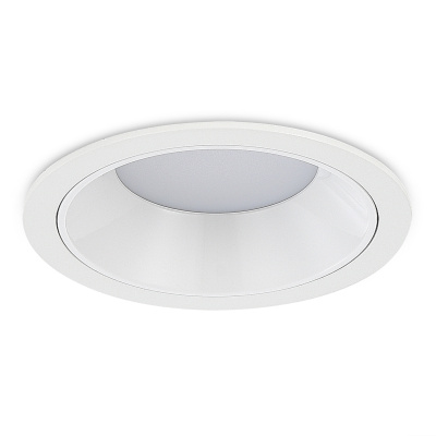 Светильник встраиваемый Белый LED 1*7W 3000K 630Lm Ra80 120° IP20 D85xH45 100-240V ST755.538.07