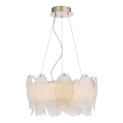 Светильник подвесной ST-Luce золото/прозрачный, янтарный LED 1*30W 3000K SL6135.203.01