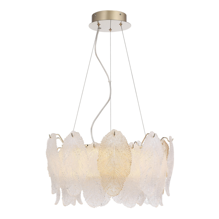 Светильник подвесной ST-Luce золото/прозрачный, янтарный LED 1*30W 3000K SL6135.203.01