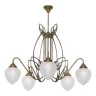 Люстра на штанге Berliner Messinglampen D111-224crB
