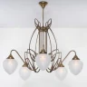 Люстра на штанге Berliner Messinglampen D111-224crB