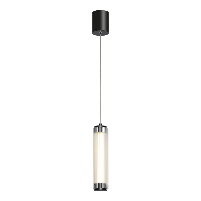 Светильник подвесной ST-Luce Черный/Прозрачный LED 1*8W 4000K SL6224.403.01