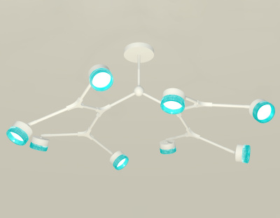 Комплект подвесного поворотного светильника с композитным хрусталем Ambrella light XB9059202