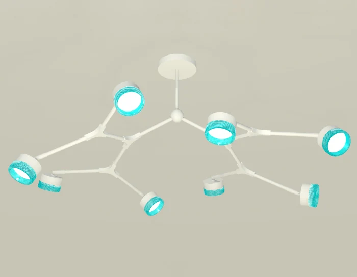 Комплект подвесного поворотного светильника с композитным хрусталем Ambrella light XB9059202