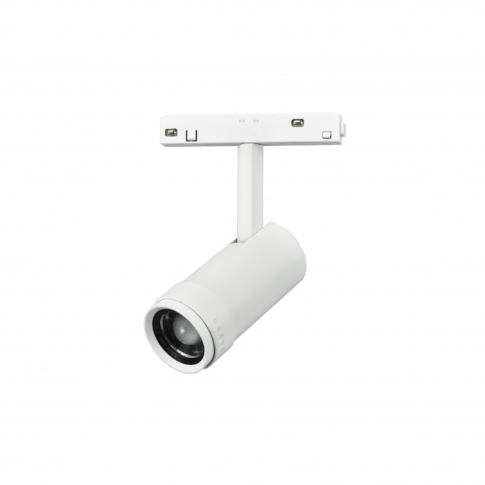 Светильник трековый магнитный поворотный iLedex VISION ZOOM 4822-020-D47-10W-10/60DG-4000K-WH