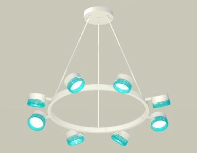 Комплект подвесного поворотного светильника с композитным хрусталем Ambrella light XB9195251