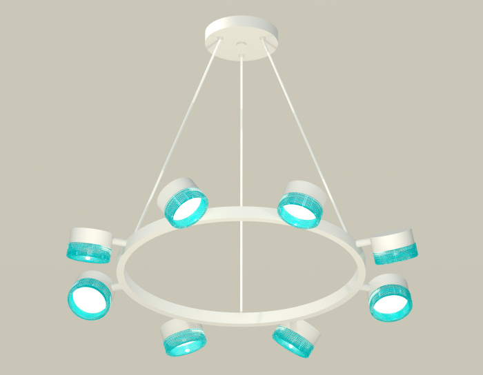 Комплект подвесного поворотного светильника с композитным хрусталем Ambrella light XB9195251