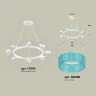 Комплект подвесного поворотного светильника с композитным хрусталем Ambrella light XB9195251
