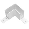 Соединитель PRO L-образный горизонтальный Teta Lightstar 505126-ALU