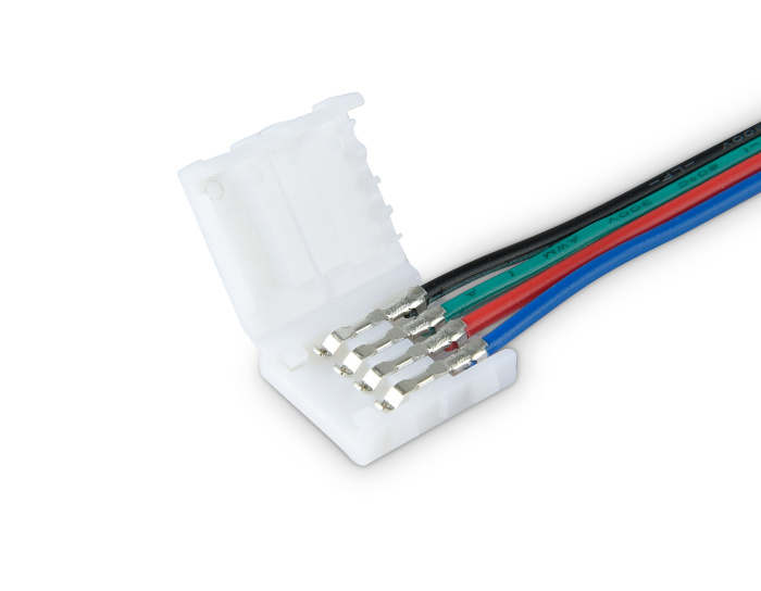 Соединитель гибкий односторонний для светодиодной ленты 5050 12/24V (4 конт.) 150 мм GS7251 (5шт) Ambrella light GS7251