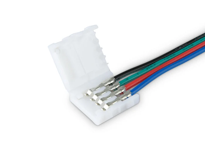 Соединитель гибкий односторонний для светодиодной ленты 5050 12/24V (4 конт.) 150 мм GS7251 (5шт) Ambrella light GS7251