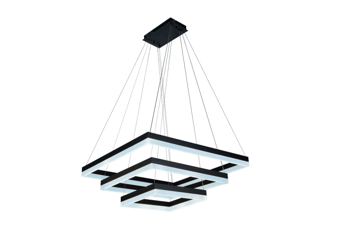 Подвесная люстра iLedex Twins D0319-3 (400x600x800) BK