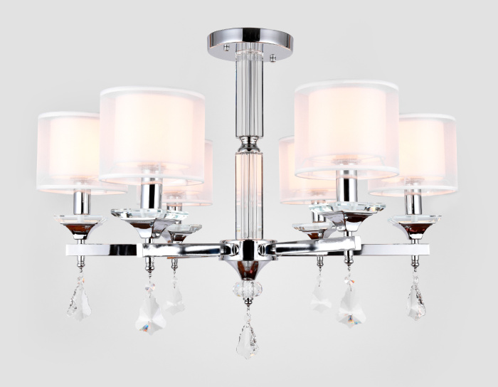 Подвесная люстра с хрусталем Ambrella light TR4533