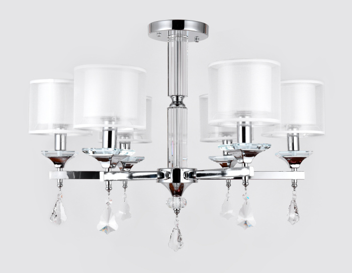 Подвесная люстра с хрусталем Ambrella light TR4533