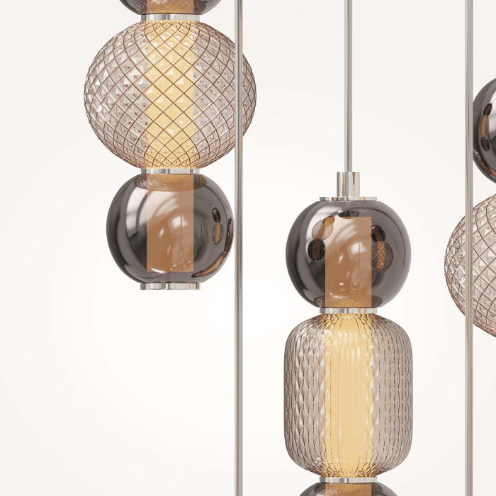 Каскадная люстра Maytoni Drop MOD273PL-L80CH3K