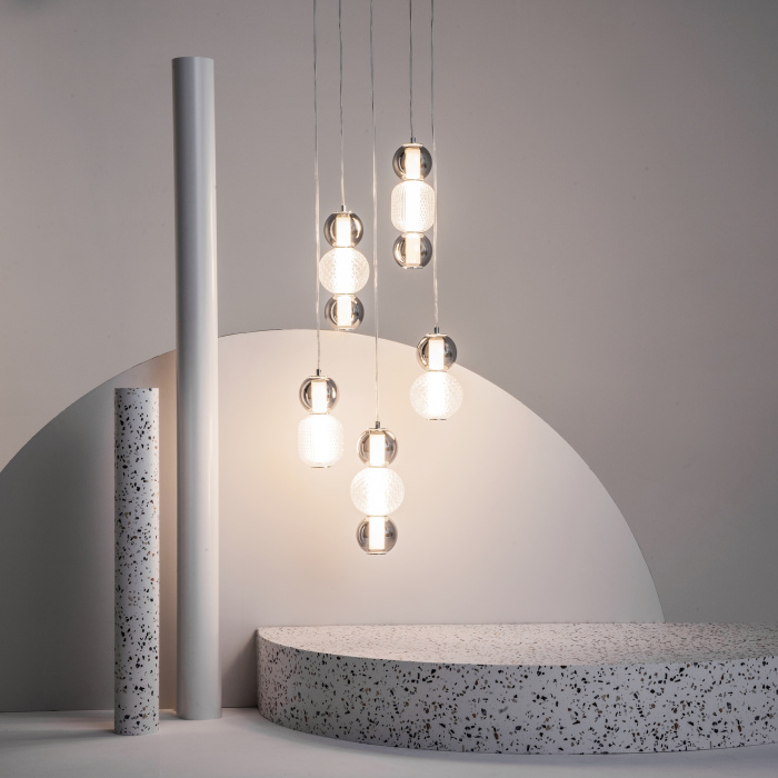 Каскадная люстра Maytoni Drop MOD273PL-L80CH3K