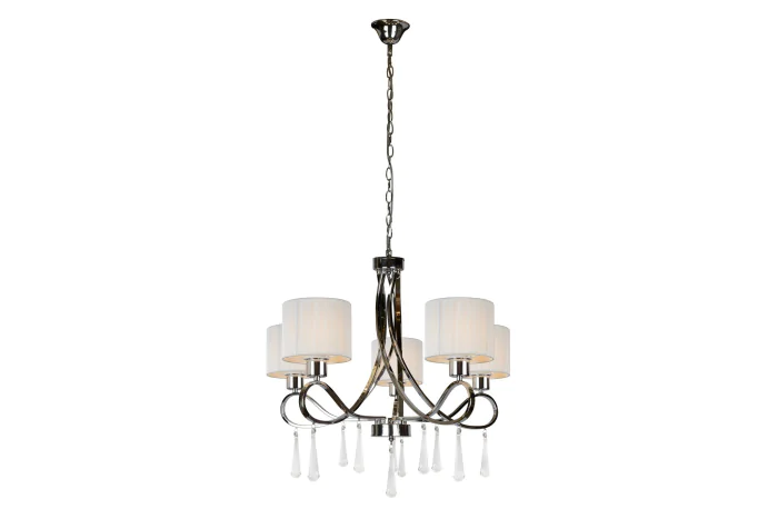 Подвесная люстра iLamp Bella RM1029/5 Хром