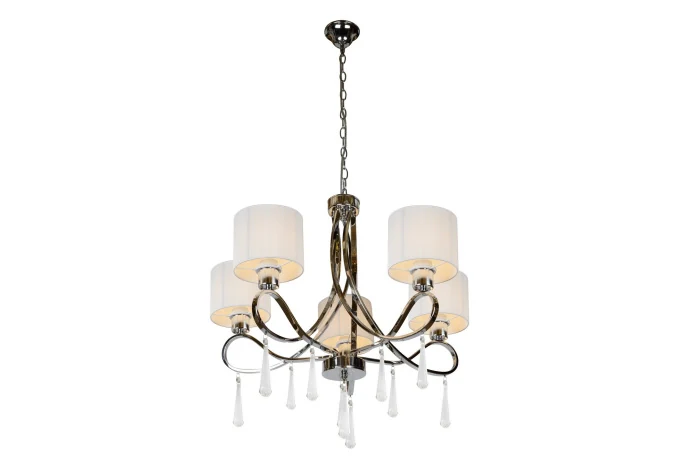 Подвесная люстра iLamp Bella RM1029/5 Хром