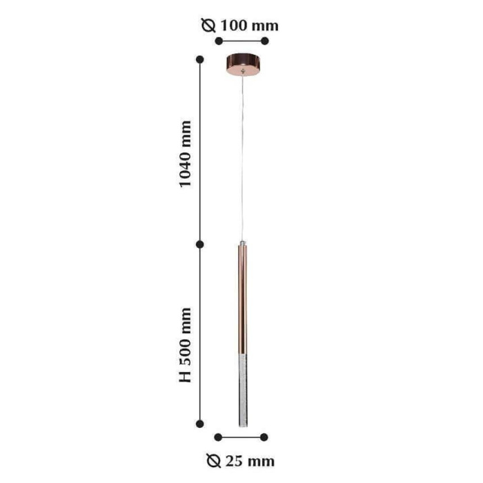 Подвесной светодиодный светильник Favourite Cylindro 2211-1P