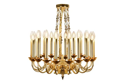 Подвесная люстра iLamp Louvre MD8551-20 Золотая