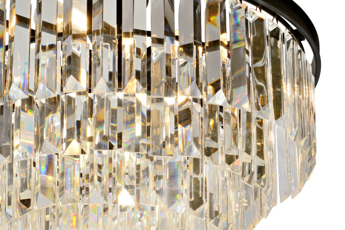 Подвесная люстра iLamp Triumph 6101-600 Черная