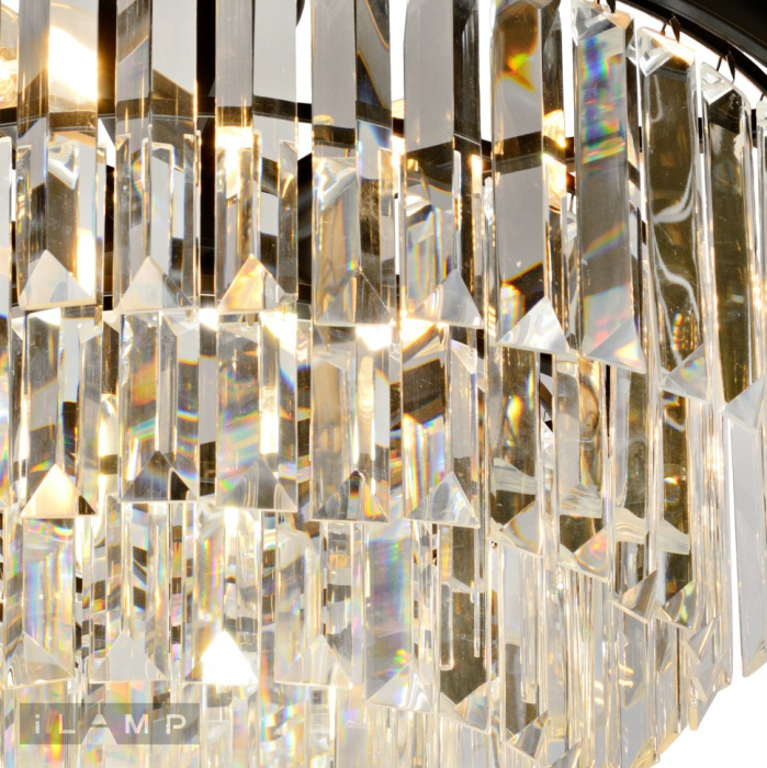 Подвесная люстра iLamp Triumph 6101-600 Черная