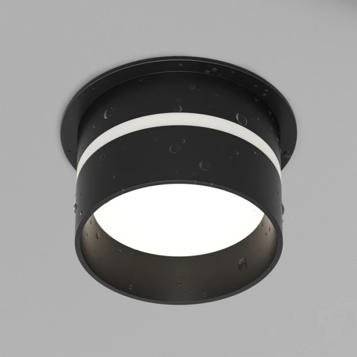 Влагозащищенный светильник Denkirs Ribe DK2404-BK
