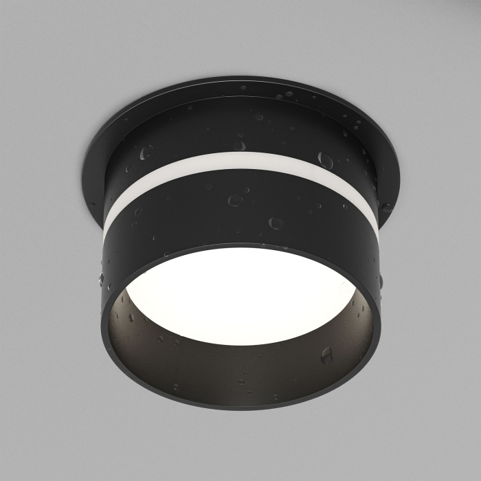 Влагозащищенный светильник Denkirs Ribe DK2404-BK