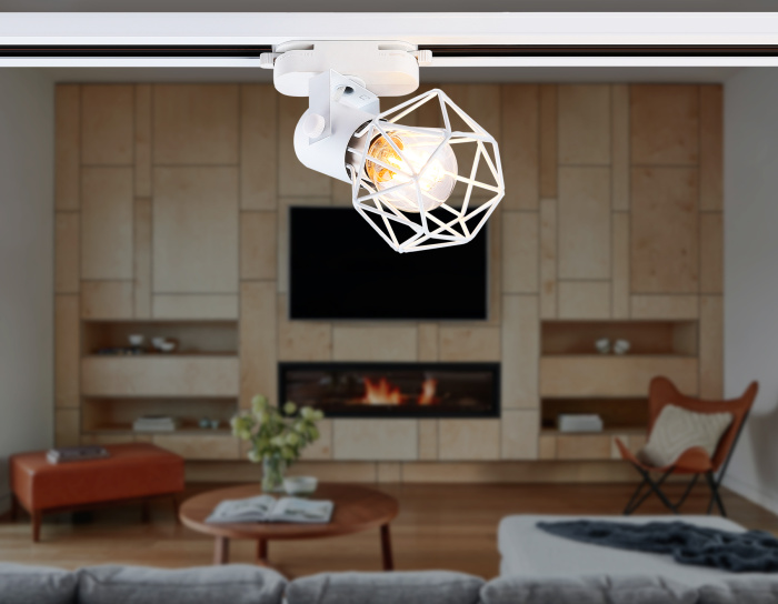 Трековый однофазный светильник со сменной лампой Ambrella light GL5001