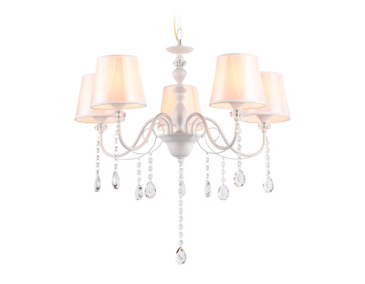 Подвесная люстра с абажуром и хрусталем Ambrella light TR4603