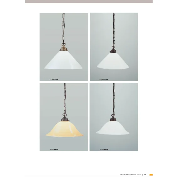 Подвесной светильник Berliner Messinglampen PS15-90opA