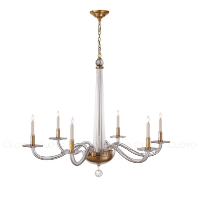 Люстра Cloyd SANSOM C8 / Ø82 см - латунь (арт.10983)